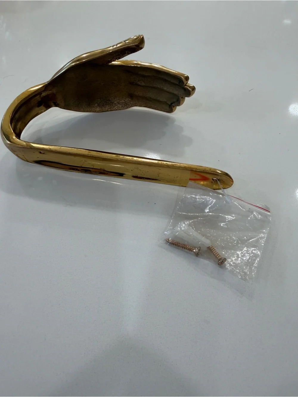 Anthropologie Gold Handheld Tieback